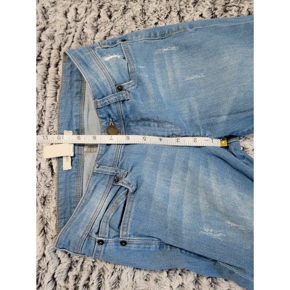 Life in Progress Womens Blue Wash Denim Skinny Jeans Zipper Ankle Detail Size 25 - Picture 6 of 8